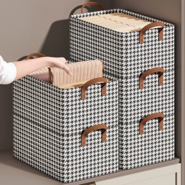 Hộp đựng đồ quần áo đa năng không ngăn, nắp kín, khung thép và đế chắc – Beejoo Official, giảm còn 44.000₫ 9
