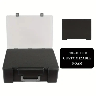Hộp đựng đồ thu nhỏ 108 khe cắm - Bền, tay cầm chắc, ngăn xốp cắt sẵn cho D&D 2