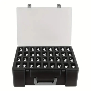 Hộp đựng đồ thu nhỏ 108 khe cắm - Bền, tay cầm chắc, ngăn xốp cắt sẵn cho D&D 10