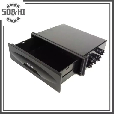 Hộp Đựng Đồ Uống Ô Tô CX-28 - Giá Đỡ Cốc, Chai, Túi Radio Din Đôi - 162.707 VND