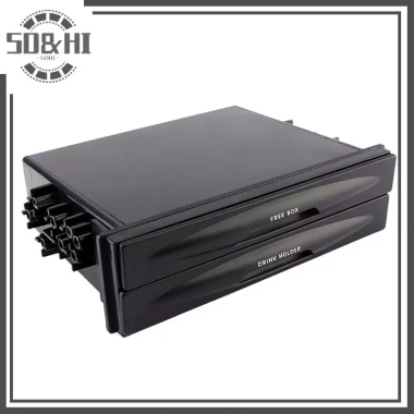 Hộp Đựng Đồ Uống Ô Tô CX-28 - Giá Đỡ Cốc, Chai, Túi Radio Din Đôi - 162.707 VND