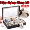 Hộp đựng đồng hồ đa năng Da PU chia ngăn 6/12 - Bảo quản an toàn, Giá ưu đãi 189.999 VND