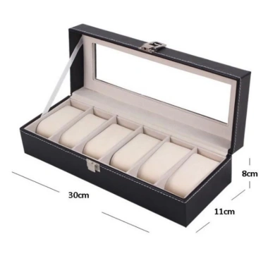 Hộp đựng đồng hồ đa năng Da PU chia ngăn 6/12 - Bảo quản an toàn, Giá ưu đãi 189.999 VND 8