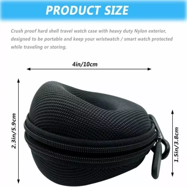 Hộp đựng đồng hồ dây kéo có móc khóa thời trang, nhỏ gọn, chống trầy sốc, chống nước – 38.000₫ 8