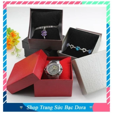 Hộp đựng đồng hồ giấy giả da kèm gối nhung cực đẹp - Chỉ 20.000đ (giá gốc 25.000đ) 5