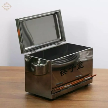 Hộp Đựng Đũa & Giá Đỡ Ống Hút Thép Có Nắp - Bảo Quản Đa Năng Bút Chì, Dụng Cụ, Phụ Kiện - Giá Ưu Đãi 459.800₫