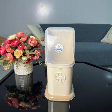 Hộp đựng đũa thìa Việt Nhật SAM HOUSE DN308 - ống có nắp đậy chống côn trùng bụi bẩn, giá 33.500₫