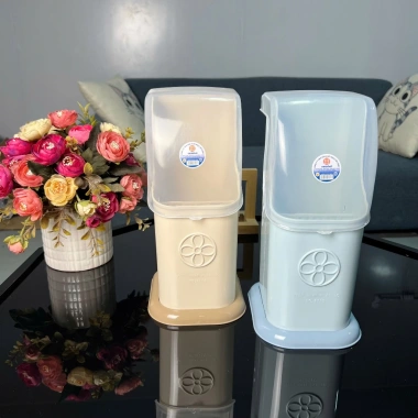 Hộp đựng đũa thìa Việt Nhật SAM HOUSE DN308 - ống có nắp đậy chống côn trùng bụi bẩn, giá 33.500₫
