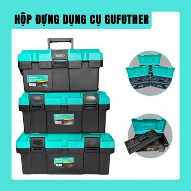 Hộp đựng dụng cụ Gofuther 14/17/19 inch - Thùng 2 tầng nhựa PP bền, giảm giá 103.500