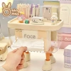 Hộp đựng giấy ăn có giá đỡ điện thoại, ngăn đa năng, 4 chân dễ thương - chỉ 99.000₫