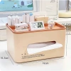Hộp đựng giấy ăn có giá đỡ điện thoại, ngăn đa năng, 4 chân dễ thương - chỉ 99.000₫ 10