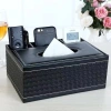 Hộp đựng giấy ăn da cao cấp kèm khay – Đa năng trên ô tô, tiện lợi, chỉ 105.000₫ 2