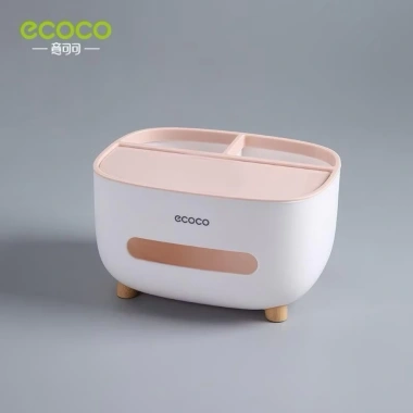 Hộp Đựng Giấy Ăn ECOCO Cao Cấp Nhựa ABS Đa Năng, Có Ngăn Đặt Đồ, Giá 56.548₫
