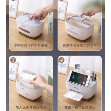 Hộp Đựng Giấy Ăn ECOCO Đa Năng, Tiện Lợi Cho Bàn Ăn - Giá 90.000₫ Giảm 10% 4