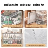 Hộp Đựng Giày Gấp Gọn HERO PVC Dày, Khung Thép Bền, Khóa Kéo Chống Bụi & Côn Trùng 8