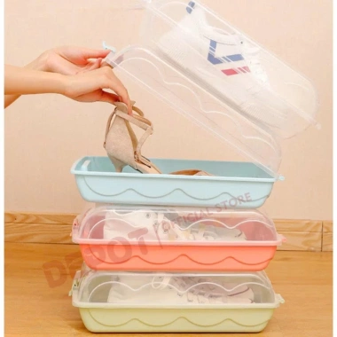 Hộp đựng giày nhựa cứng bền, trong suốt, lắp ráp dễ dàng, gọn gàng nhà cửa, chỉ 49.000₫ (giá gốc 63.700₫)