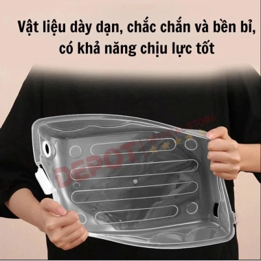 Hộp đựng giày nhựa cứng bền, trong suốt, lắp ráp dễ dàng, gọn gàng nhà cửa, chỉ 49.000₫ (giá gốc 63.700₫) 7 Hộp đựng giày nhựa cứng bền, trong suốt, lắp ráp dễ dàng, gọn gàng nhà cửa, chỉ 49.000₫ (giá gốc 63.700₫) 7