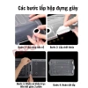 Hộp đựng giày nhựa cứng bền, trong suốt, lắp ráp dễ dàng, gọn gàng nhà cửa, chỉ 49.000₫ (giá gốc 63.700₫) 8