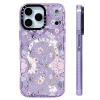 Hộp đựng hình bướm hoa tím hồng – Vỏ sạc không dây từ tính cho iPhone 12‑17, 16E, 17AIR – Silicon mềm, chống sốc