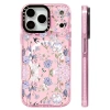 Hộp đựng hình bướm hoa tím hồng – Vỏ sạc không dây từ tính cho iPhone 12‑17, 16E, 17AIR – Silicon mềm, chống sốc 2