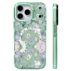 Hộp đựng hình bướm hoa tím hồng – Vỏ sạc không dây từ tính cho iPhone 12‑17, 16E, 17AIR – Silicon mềm, chống sốc 6