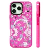 Hộp đựng hình bướm hoa tím hồng – Vỏ sạc không dây từ tính cho iPhone 12‑17, 16E, 17AIR – Silicon mềm, chống sốc 7