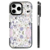 Hộp đựng hình bướm hoa tím hồng – Vỏ sạc không dây từ tính cho iPhone 12‑17, 16E, 17AIR – Silicon mềm, chống sốc 12