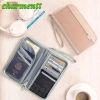 Hộp đựng hộ chiếu gia đình CHARME TT - Ví du lịch đa năng, chống trộm, chặn RFID, công suất lớn, màu trơn