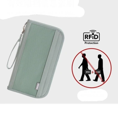 Hộp đựng hộ chiếu gia đình CHARME TT - Ví du lịch đa năng, chống trộm, chặn RFID, công suất lớn, màu trơn 5
