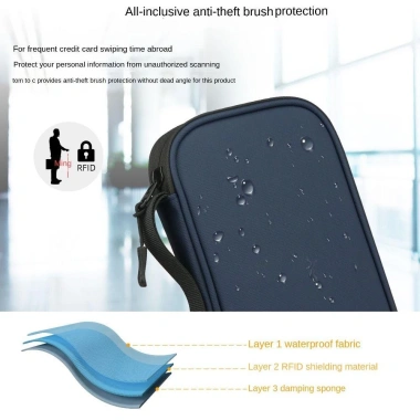 Hộp đựng hộ chiếu gia đình CHLOCH RFID chống nước, nhẹ bền, du lịch nam nữ 7