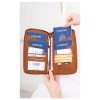 Hộp đựng hộ chiếu RFID chặn - Ví du lịch dây kéo dài, giữ vé & tài liệu, giảm còn 293.933đ 6