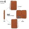 Hộp đựng hộ chiếu RFID chặn - Ví du lịch dây kéo dài, giữ vé & tài liệu, giảm còn 293.933đ 8