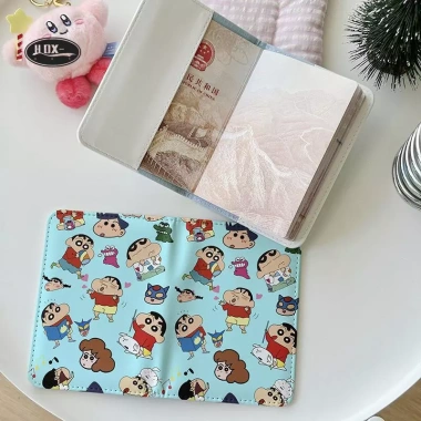 Hộp đựng hộ chiếu Shinchan hoạt hình dễ thương và túi tài liệu du lịch chỉ 81.648₫
