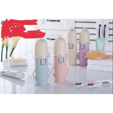 Hộp đựng kem đánh răng và bàn chải du lịch mini tiện lợi - Giá giảm 37.432 VND