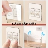 Hộp đựng khăn giặt treo tường - Giá treo bồn rửa, khăn giấy lau mặt, giá treo phòng tắm chỉ 15.900₫ 3
