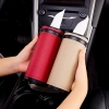 Hộp đựng khăn giấy da hình trụ cho ô tô, xe buýt - Giảm giá, chỉ 144.433₫ 2