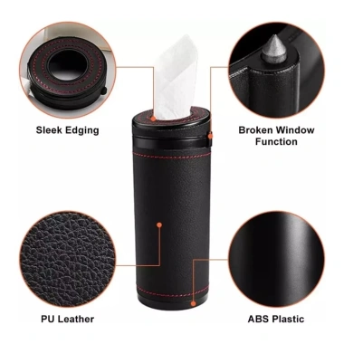 Hộp đựng khăn giấy da hình trụ cho ô tô, xe buýt - Giảm giá, chỉ 144.433₫ 8 Hộp đựng khăn giấy da hình trụ cho ô tô, xe buýt - Giảm giá, chỉ 144.433₫ 8