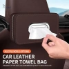 Hộp đựng khăn giấy da ô tô TBRBG - Tựa lưng ghế, đa chức năng, sang trọng, giảm 22% 6