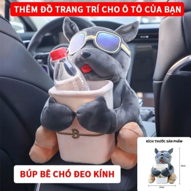 Hộp Đựng Khăn Giấy Hai Trong Một Hình Búp Bê Sáng Tạo Cho Xe Hơi - Giá Giảm 99.847₫