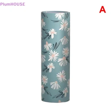 Hộp đựng khăn giấy ô tô PlumHOUSE họa tiết hoa - Hình trụ du lịch, giá đỡ cốc, phù hợp bàn nhà VN, giá 47.410₫ 9