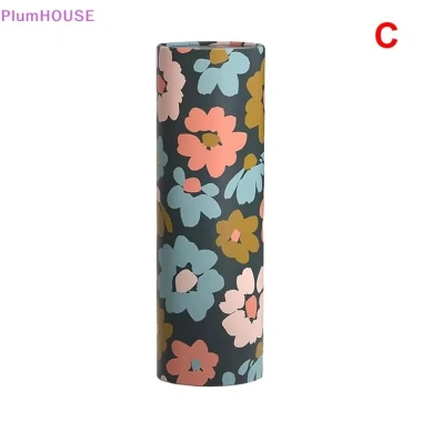 Hộp đựng khăn giấy ô tô PlumHOUSE họa tiết hoa - Hình trụ du lịch, giá đỡ cốc, phù hợp bàn nhà VN, giá 47.410₫ 10