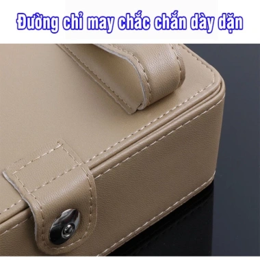 Hộp Đựng Khăn Giấy Xe Hơi Bọc Da Cao Cấp - Lịch Sự, Dễ Dùng, Tặng Khăn Giấy