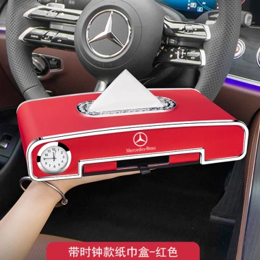 Hộp Đựng Khăn Giấy Xe Mercedes-Benz C/E/S-Class, GLC/GLA/GLE - Tiết Kiệm Không Gian, Giá 305.800 5