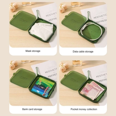 Hộp Đựng Khẩu Trang Trong Suốt Chống Bụi Nhỏ Gọn Tiện Lợi - Faco 35k (Giá Gốc 42k) 3