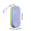 Hộp đựng kính bơi có dây kéo, chống nước, silicone mềm, lỗ thoát - 109.404₫ 2