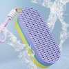 Hộp đựng kính bơi có dây kéo, chống nước, silicone mềm, lỗ thoát - 109.404₫ 8