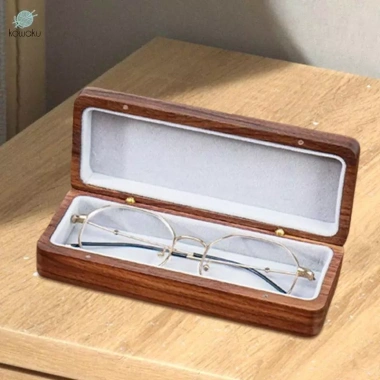 Hộp đựng kính cứng gỗ đa năng cho nam nữ – Lưu trữ kính mắt, kính râm 294.840₫