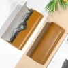 Hộp đựng kính da PU ghép nối thủ công, chống áp suất, quang đọc sách - 58.311₫ 3