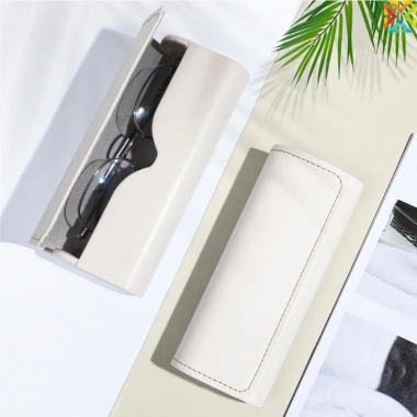 Hộp đựng kính da PU ghép nối thủ công, chống áp suất, quang đọc sách - 58.311₫