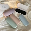 Hộp đựng kính màu kem di động, dễ thương cho sinh viên du lịch - Kính râm VN 3